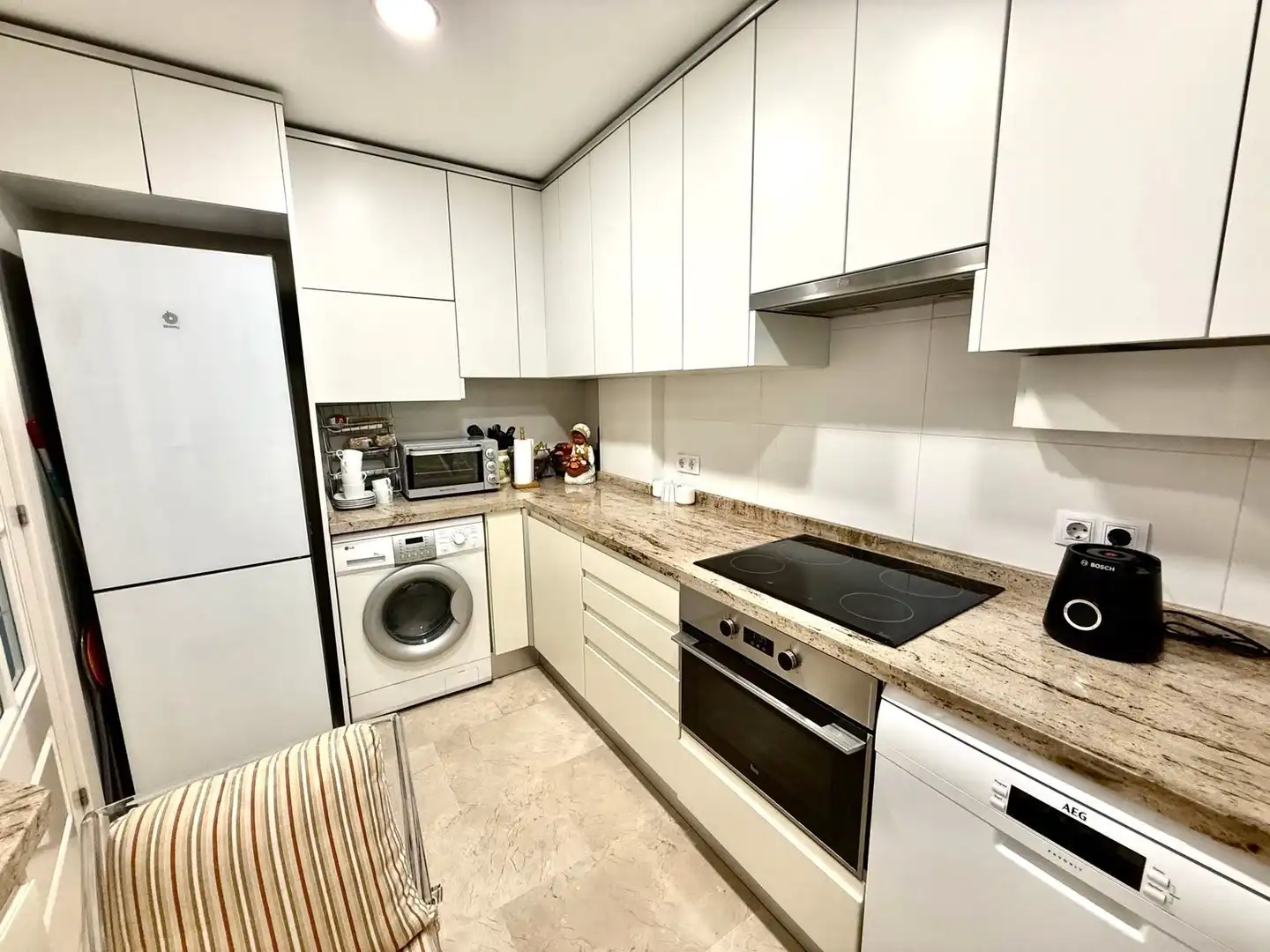 Cocina de Apartamento en venta en Finestrat con Aire acondicionado, Calefacción y Terraza