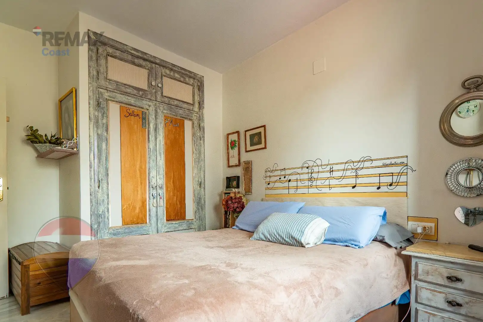 Bedroom of Flat for sale in Málaga