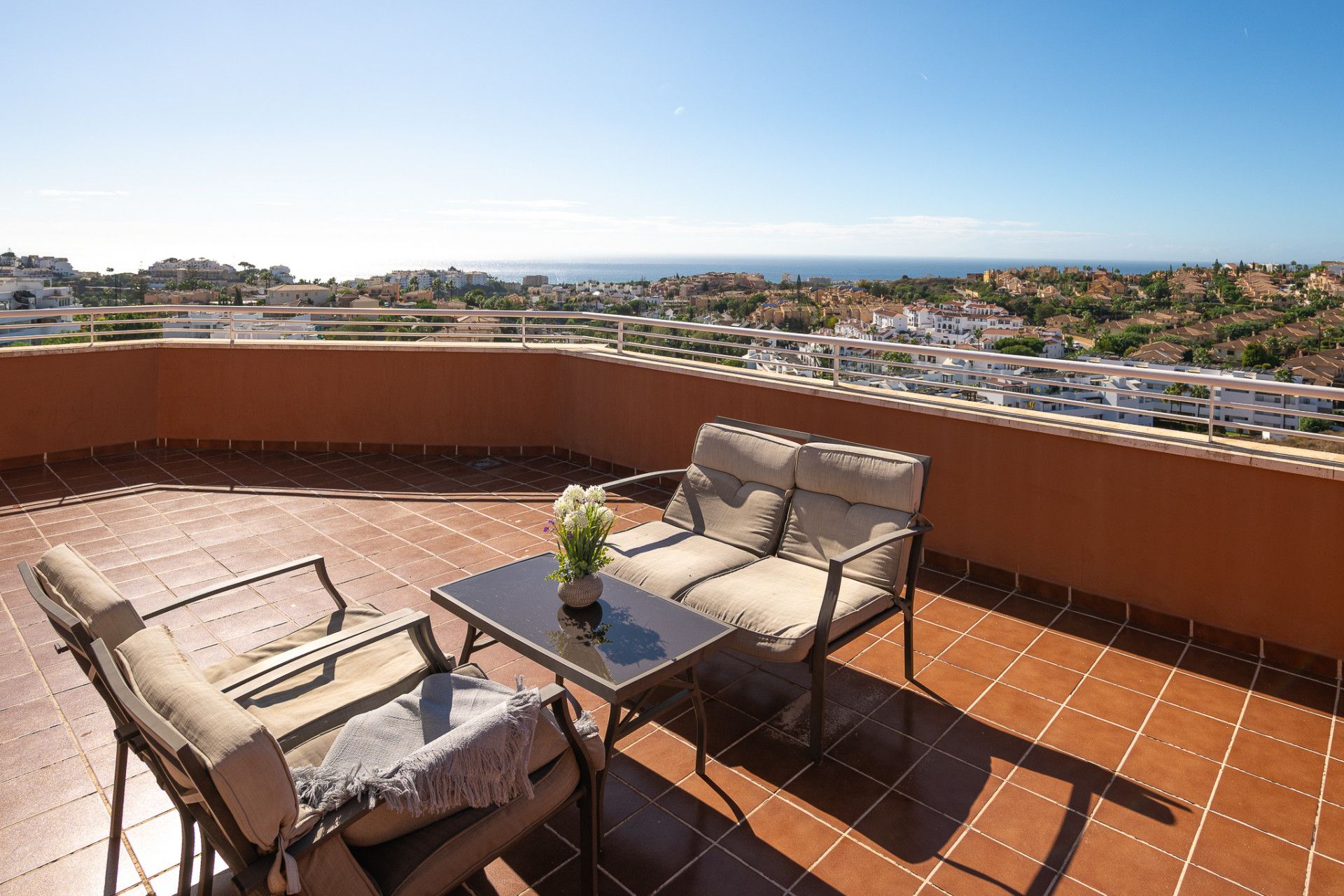 Terrassa de Àtic en venda en Mijas amb Aire condicionat, Terrassa i Piscina