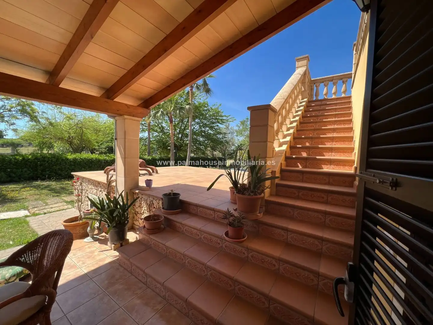 Garten von Country house zur Miete in Muro mit Klimaanlage, Heizung und Privatgarten