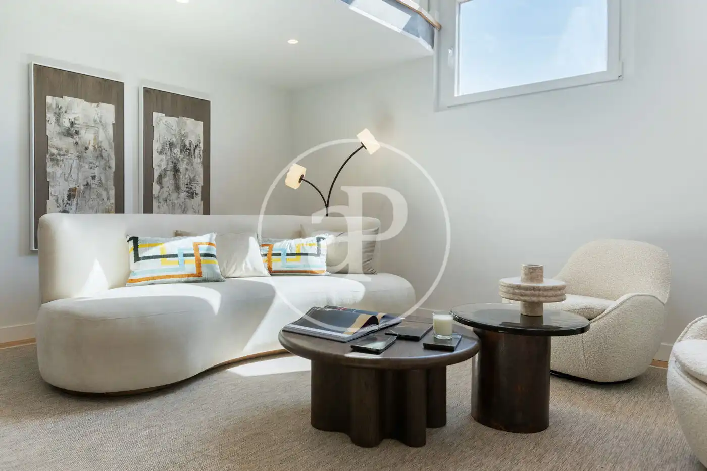 Living room of Duplexes for sale in Madrid  with Air Conditioner, Heating and Terrace