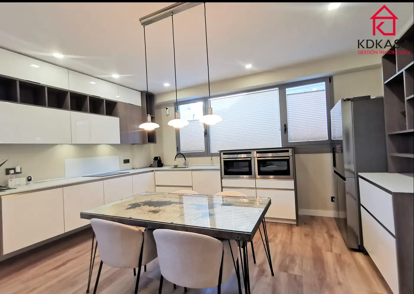 Kitchen of Flat for rent in Madrid  with Air Conditioner, Heating and Terrace