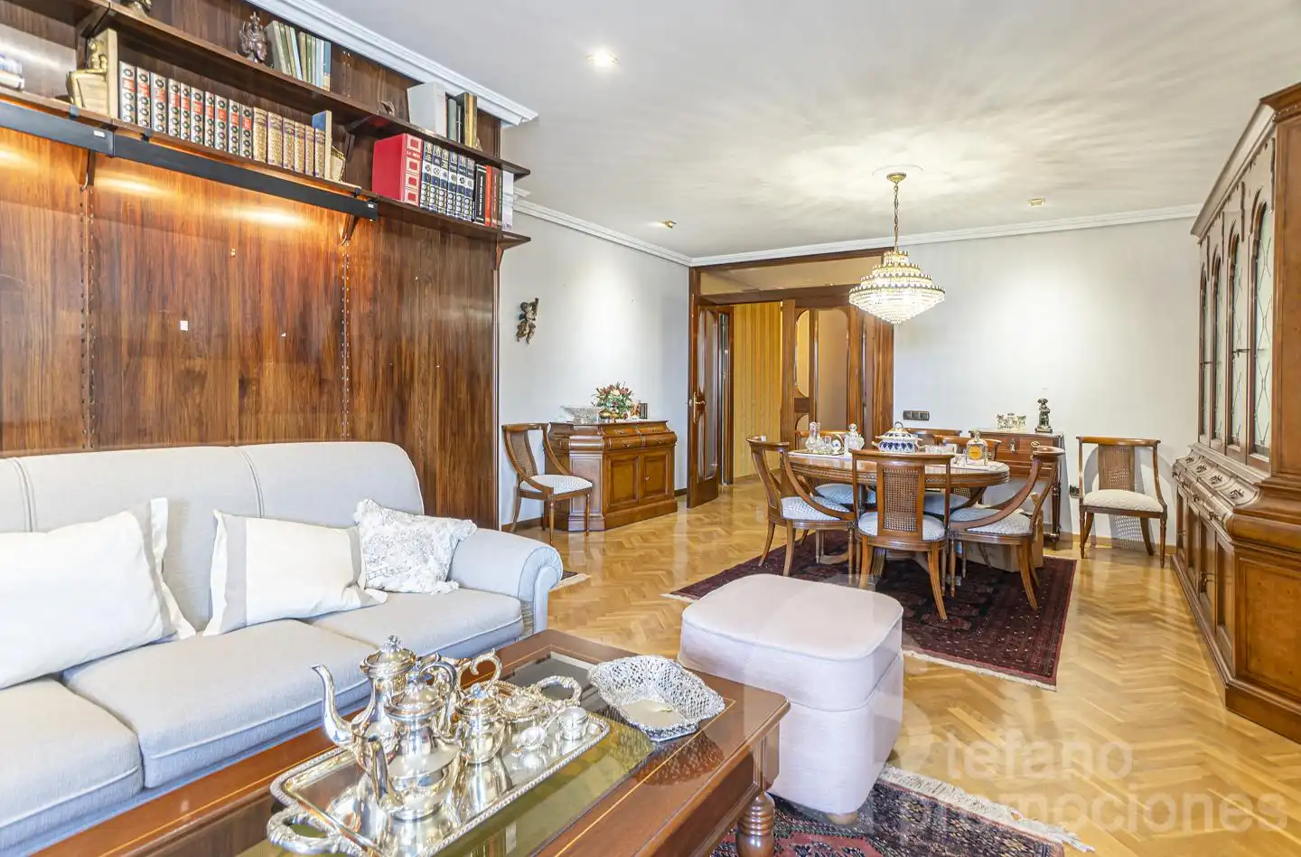 Sala de estar de Piso en venta en Málaga con Aire acondicionado, Parquet y Terraza