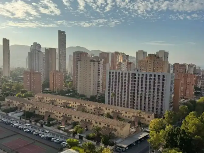 Exterior view of Flat for rent in Benidorm  with Air Conditioner, Heating and Parquet flooring