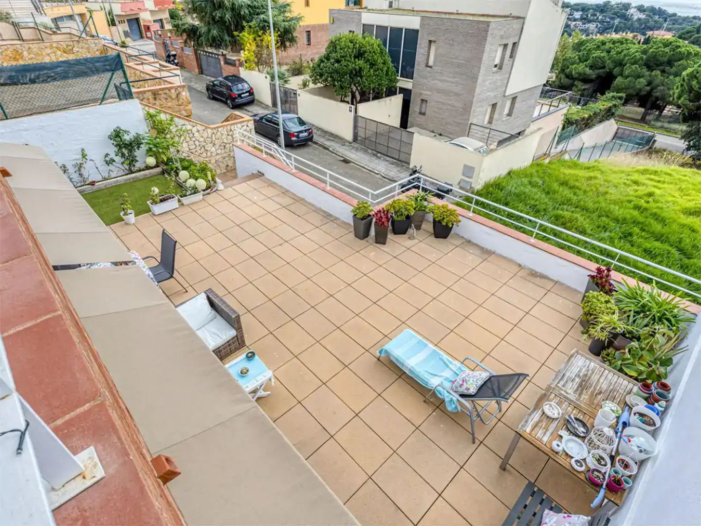 Terrace of Flat for sale in Lloret de Mar  with Air Conditioner, Swimming Pool and Balcony