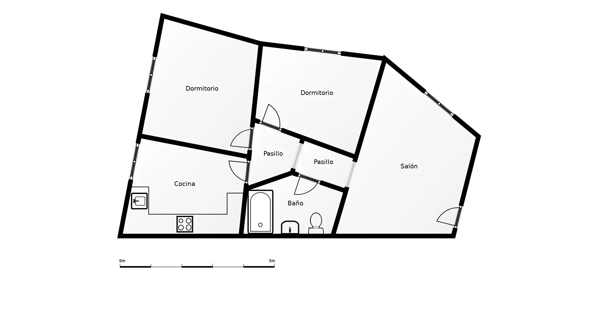Flat for sale in Santos, Cariño