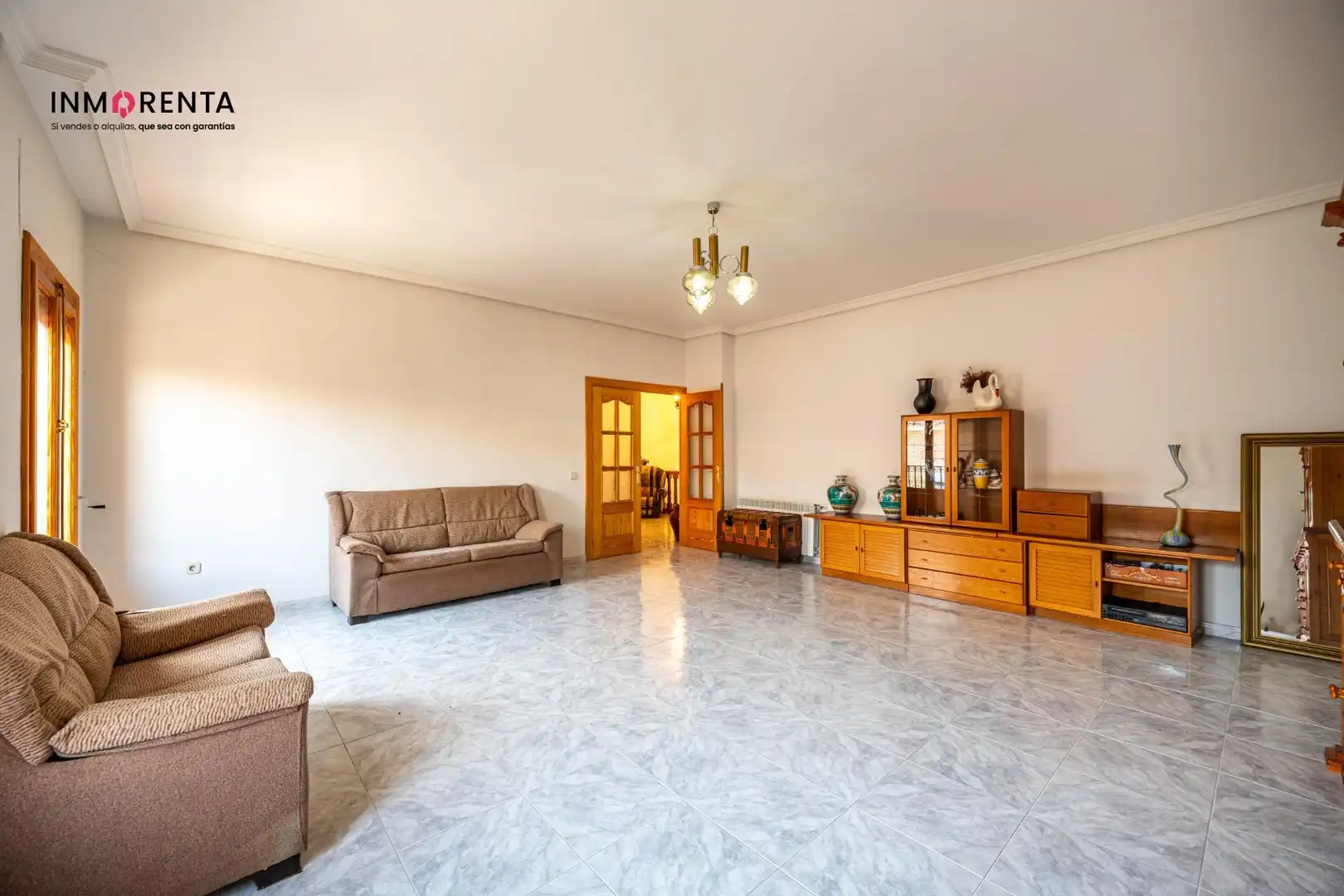 Sala de estar de Casa adosada en venta en La Mata con Calefacción, Terraza y Amueblado