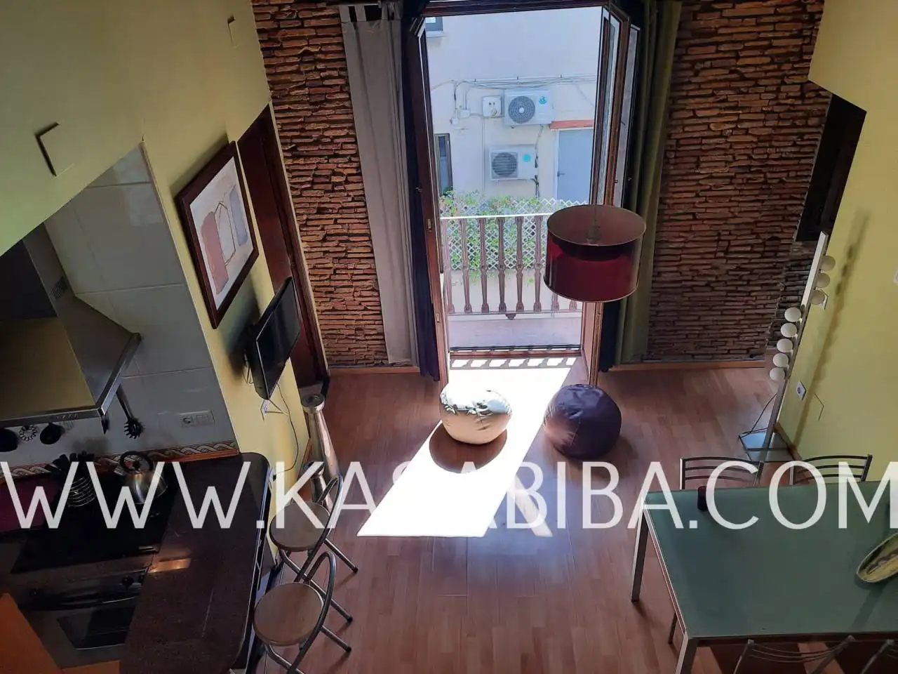 Dormitori de Loft de lloguer en Valencia amb Aire condicionat, Calefacció i Parquet