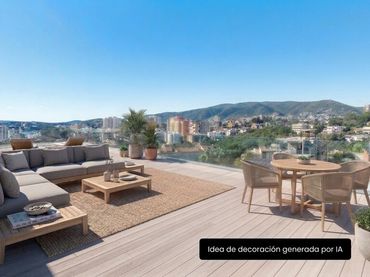 Àtic amb piscina en venda a Ponent