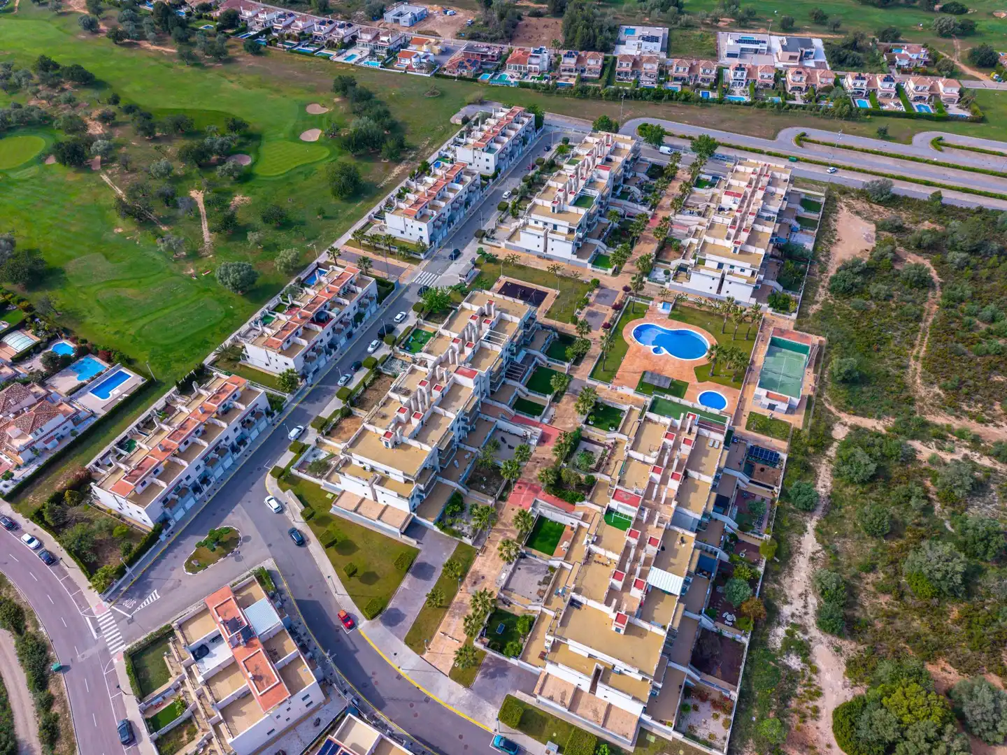 Außenansicht von Wohnung zum Verkauf in San Jorge / Sant Jordi mit Klimaanlage, Heizung und Balkon