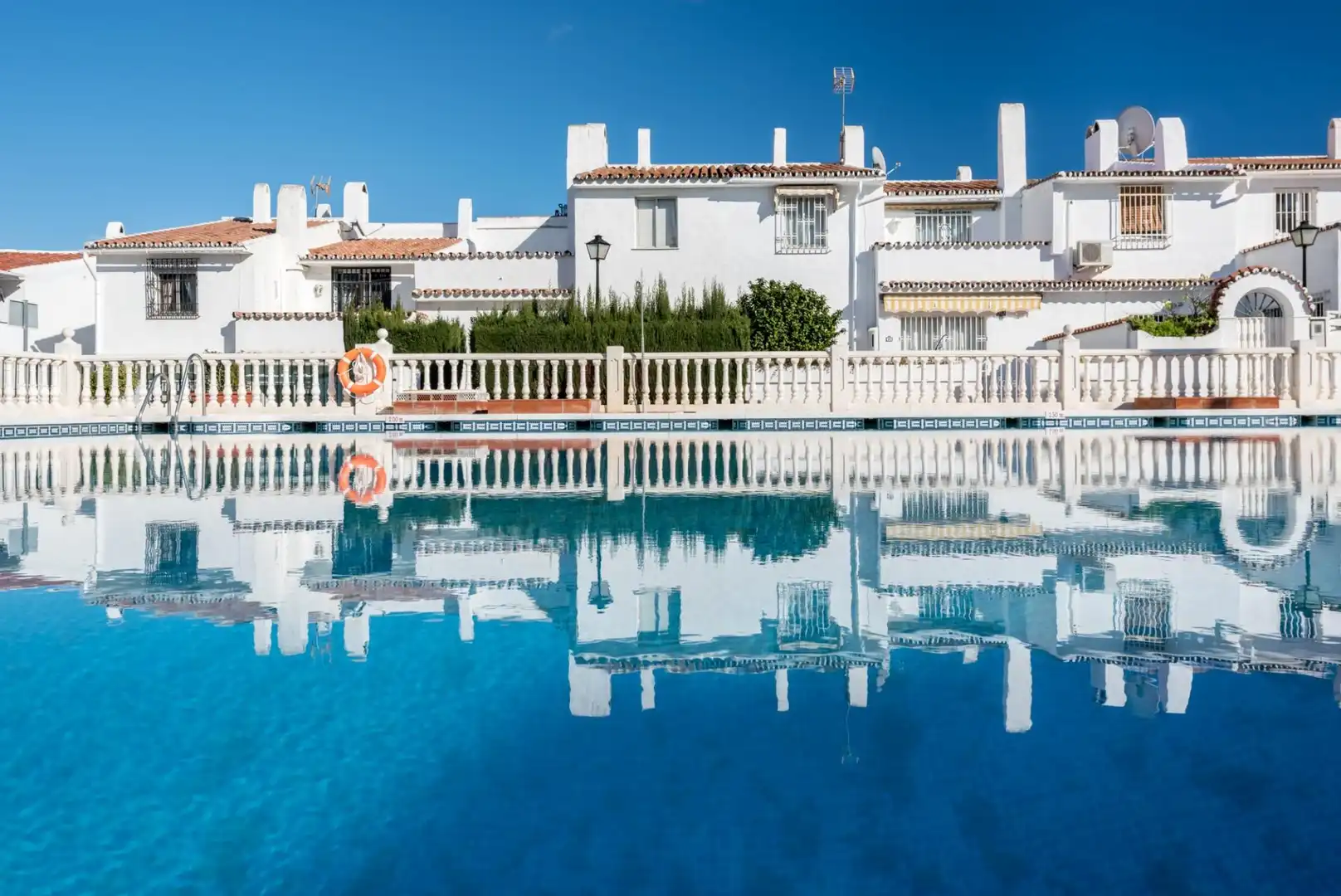 Swimming pool of Detached homes for sale in Estepona  with Private garden, Terrace and Community pool
