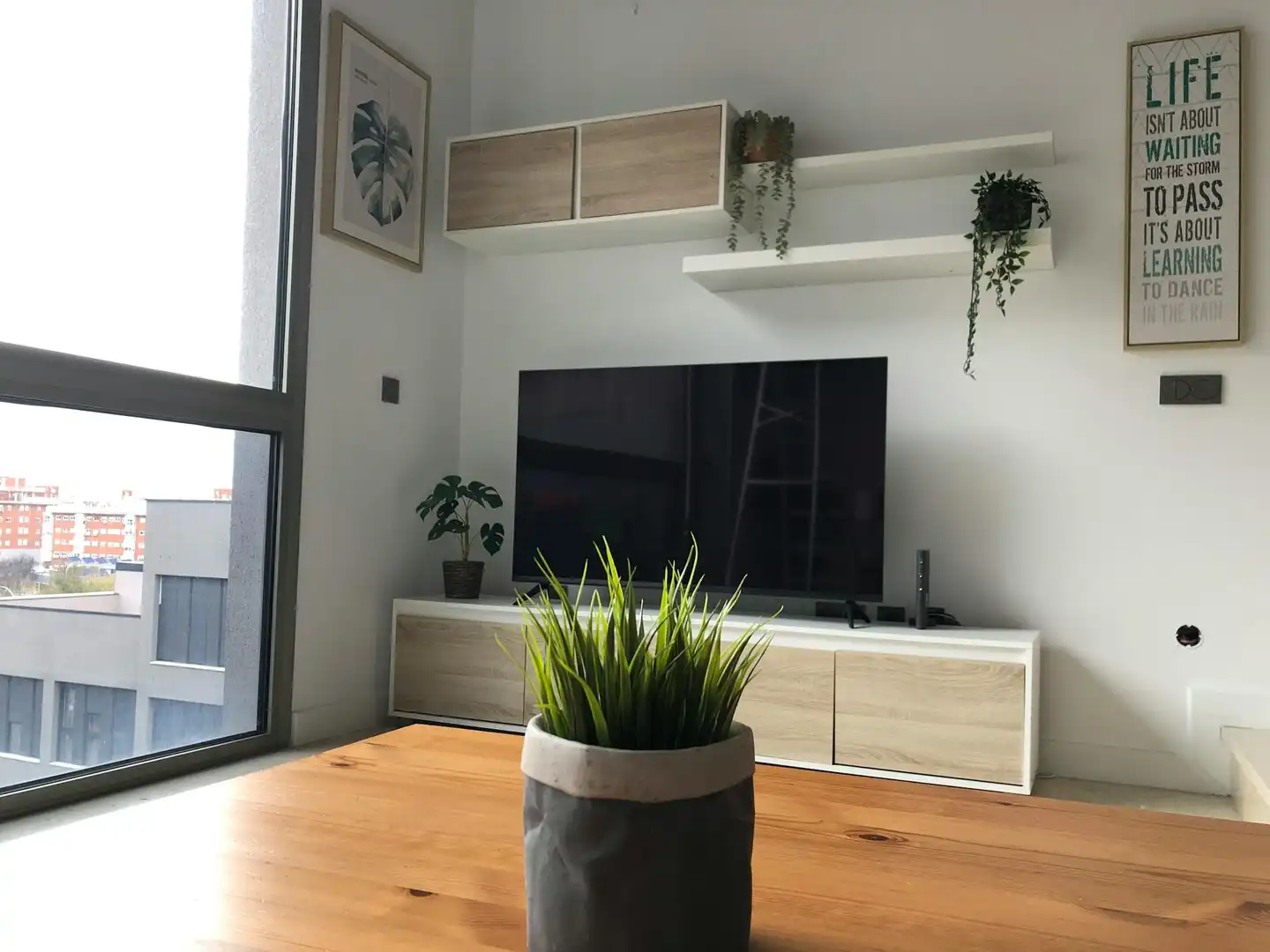 Sala de estar de Piso de alquiler en Madrid con Aire acondicionado, Calefacción y Amueblado