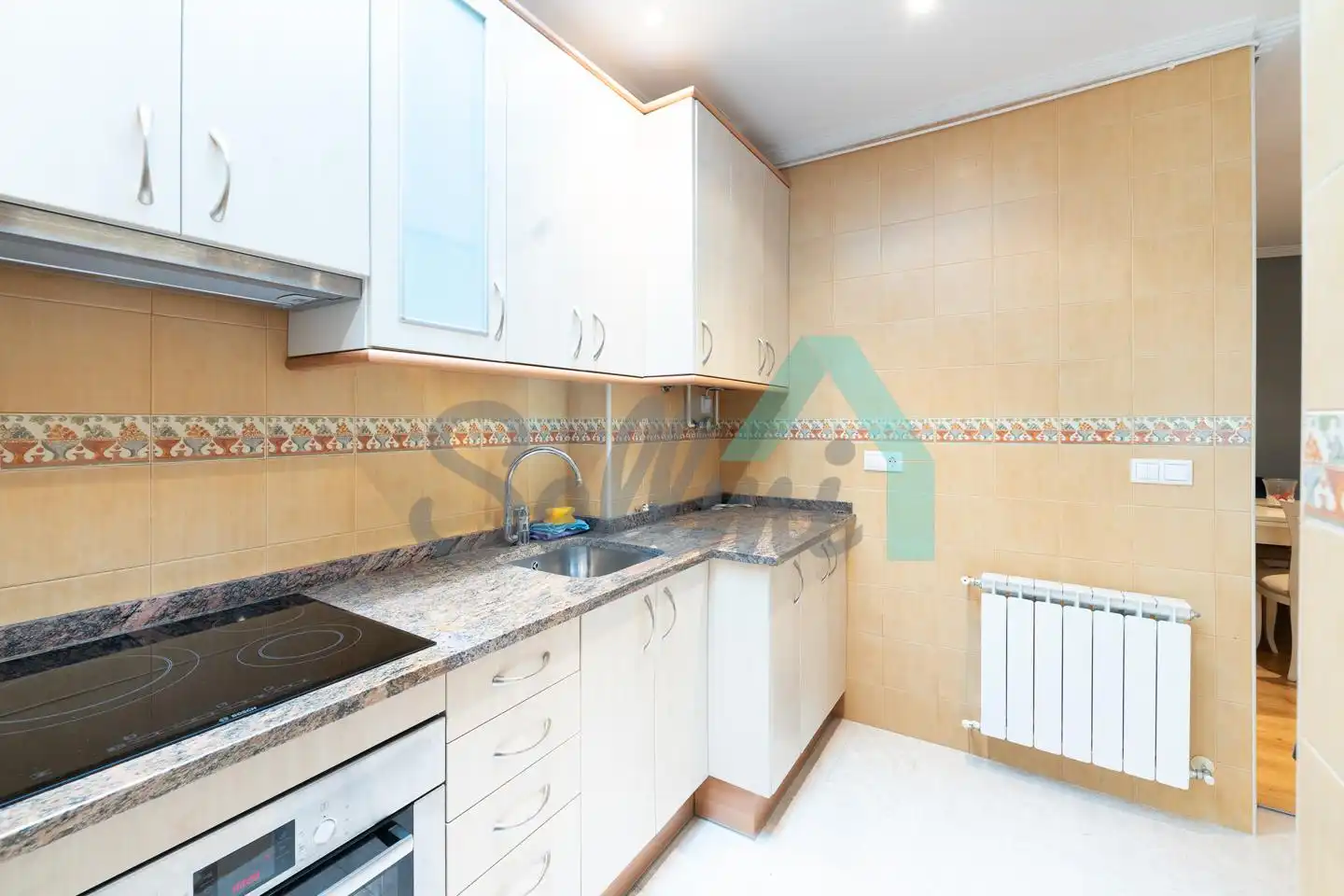 Kitchen of Flat for sale in Aller  with Heating and Storage room