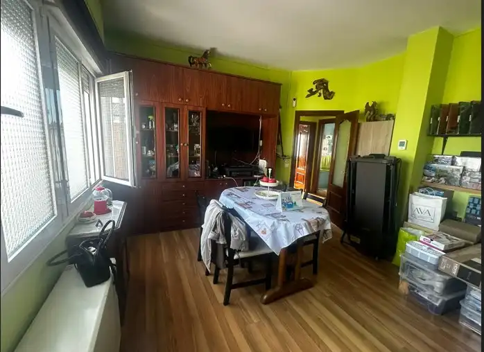 Dining room of Flat for sale in Gijón   with Heating, Private garden and Furnished