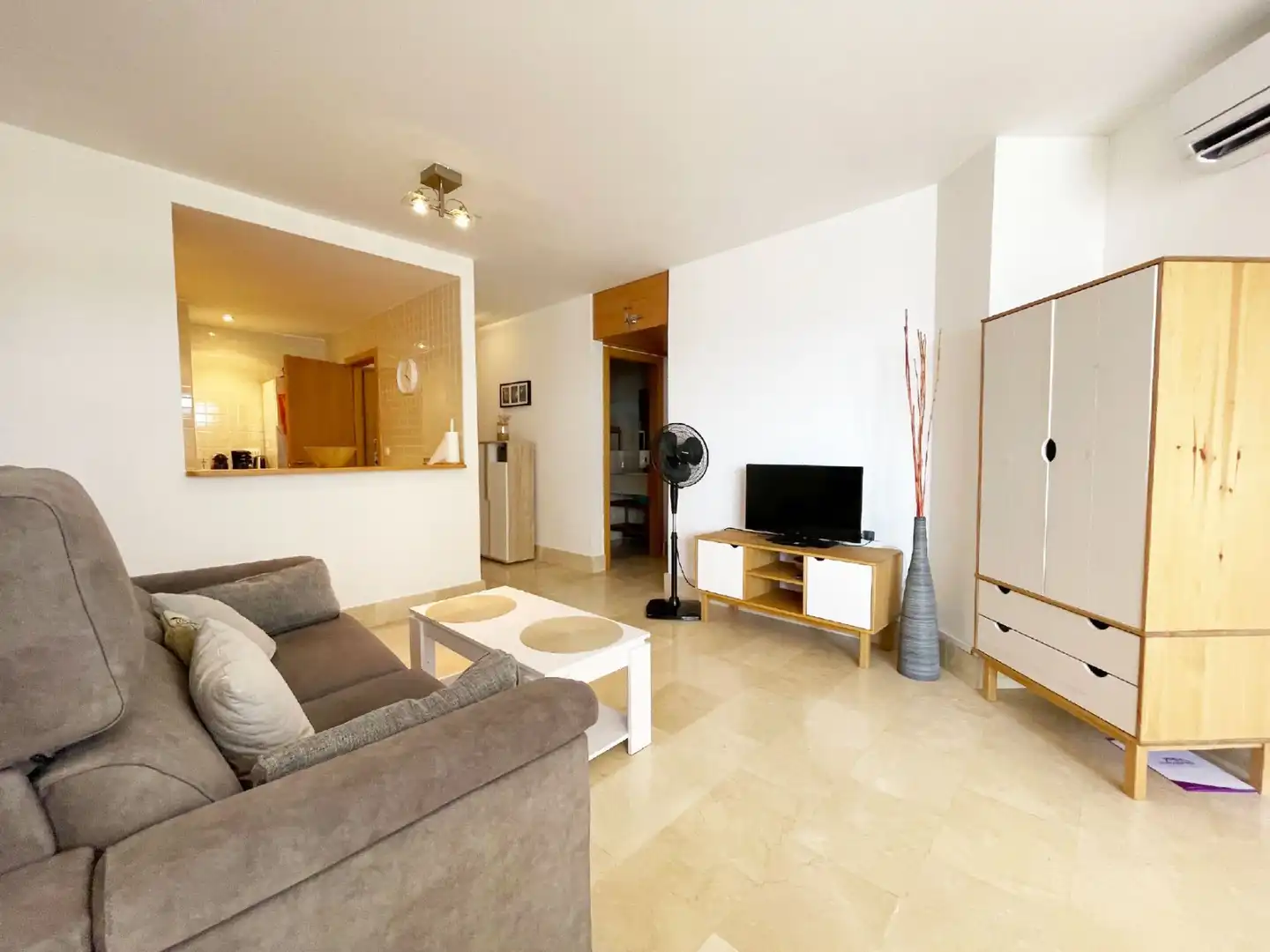 Sala d'estar de Apartament en venda en Calpe / Calp