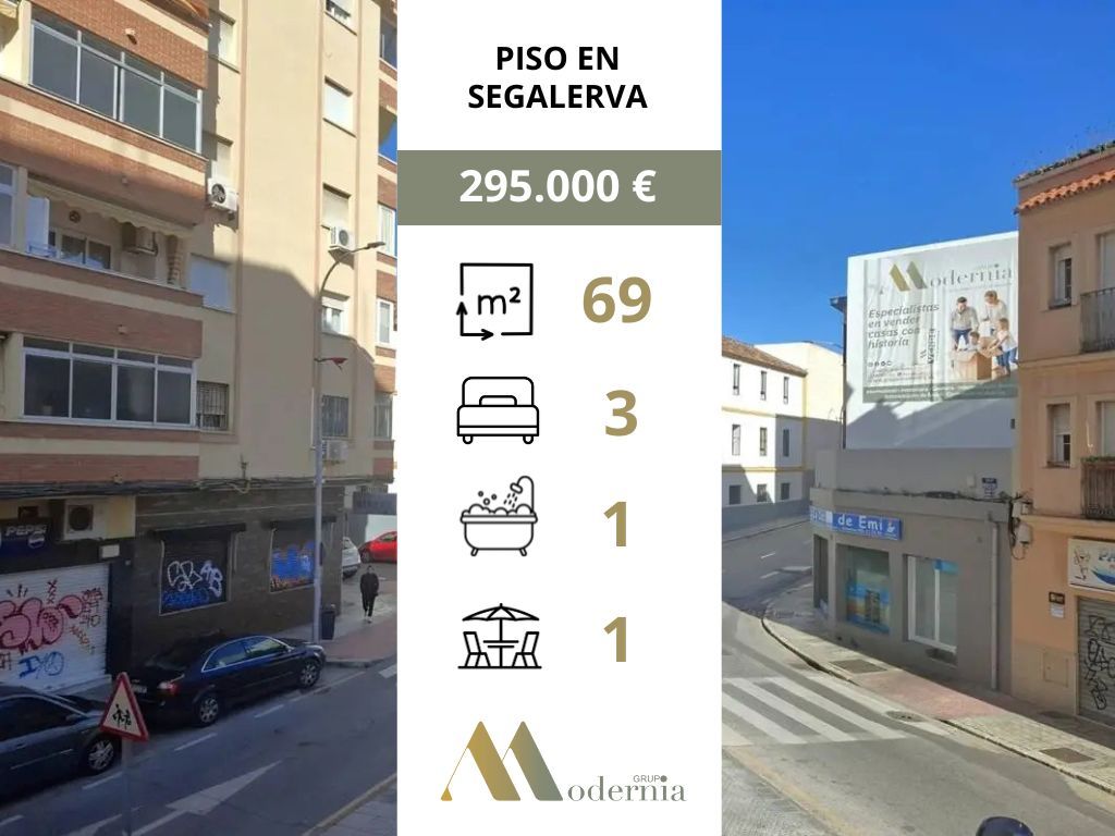 Vista exterior de Pis en venda en Málaga Capital amb Terrassa