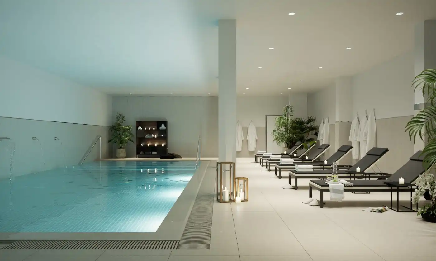 Piscina de Ático en venta en Mijas con Aire acondicionado, Calefacción y Jardín privado