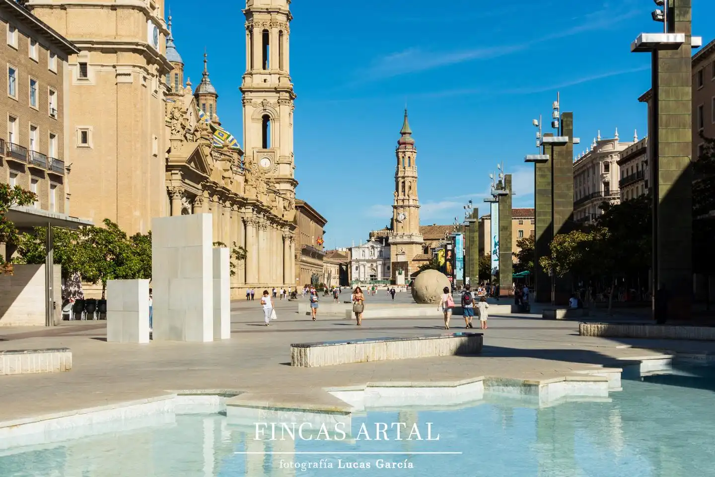 Vista exterior de Piso en venta en Zaragoza con Aire acondicionado, Calefacción y Terraza