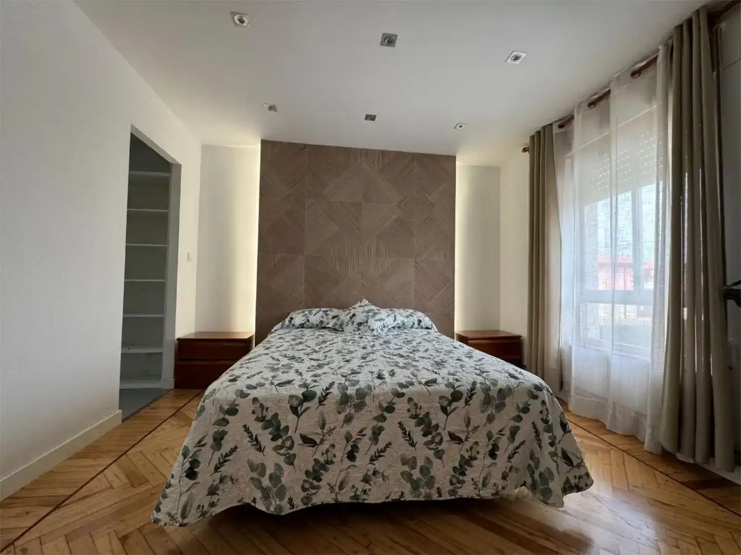 Bedroom of Detached homes for rent in Polanco  with Private garden, Parquet flooring and Furnished