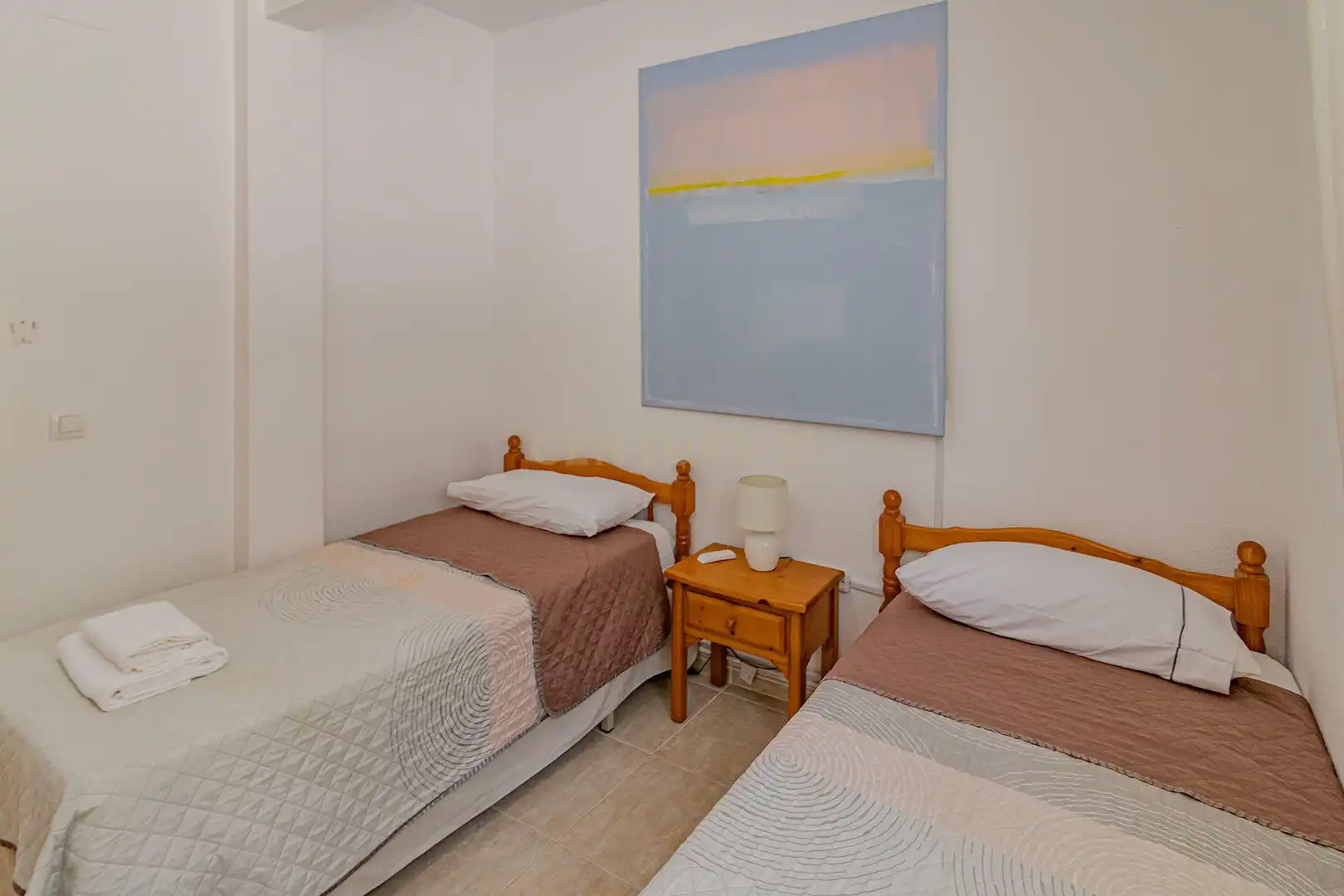 Bedroom of Houses for rent in Calpe / Calp  with Air Conditioner, Private garden and Swimming Pool