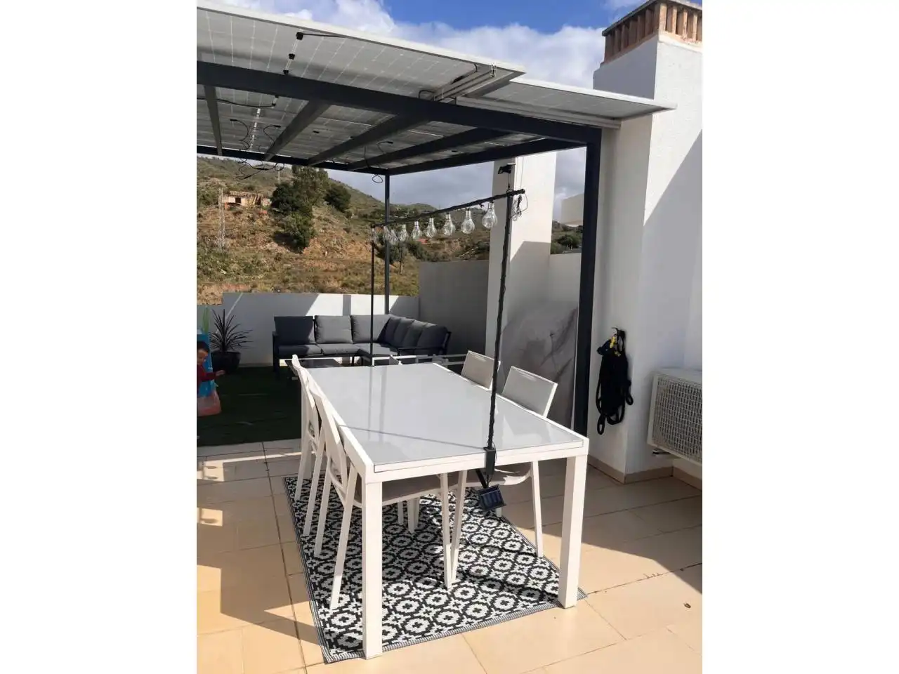 Terraza de Casa adosada de alquiler en Vélez-Málaga con Aire acondicionado, Terraza y Amueblado