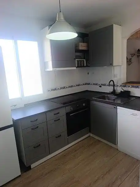 Cocina de Casa o chalet en venta en Escalona con Aire acondicionado, Jardín privado y Piscina
