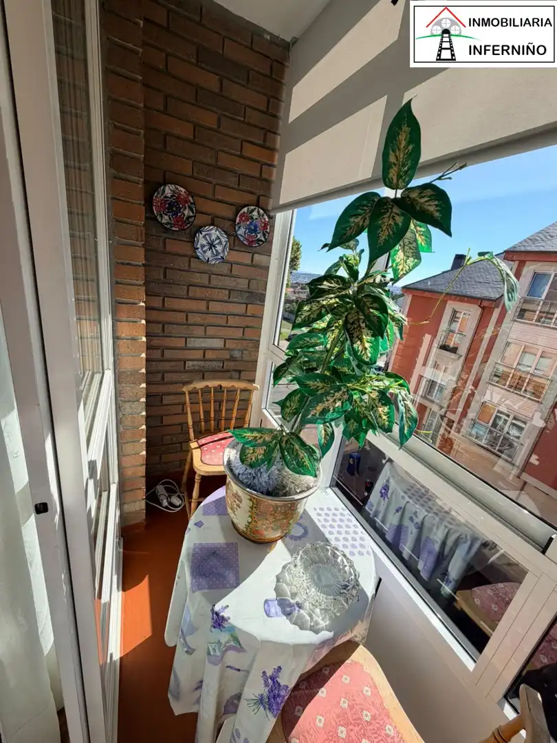 Balcony of Flat for sale in A Malata - Catabois - Ciudad Jardín