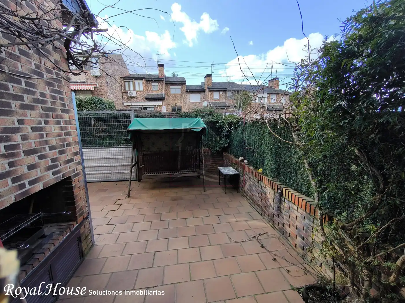 Jardí de Casa adosada en venda en Galapagar amb Calefacció, Jardí privat i Terrassa