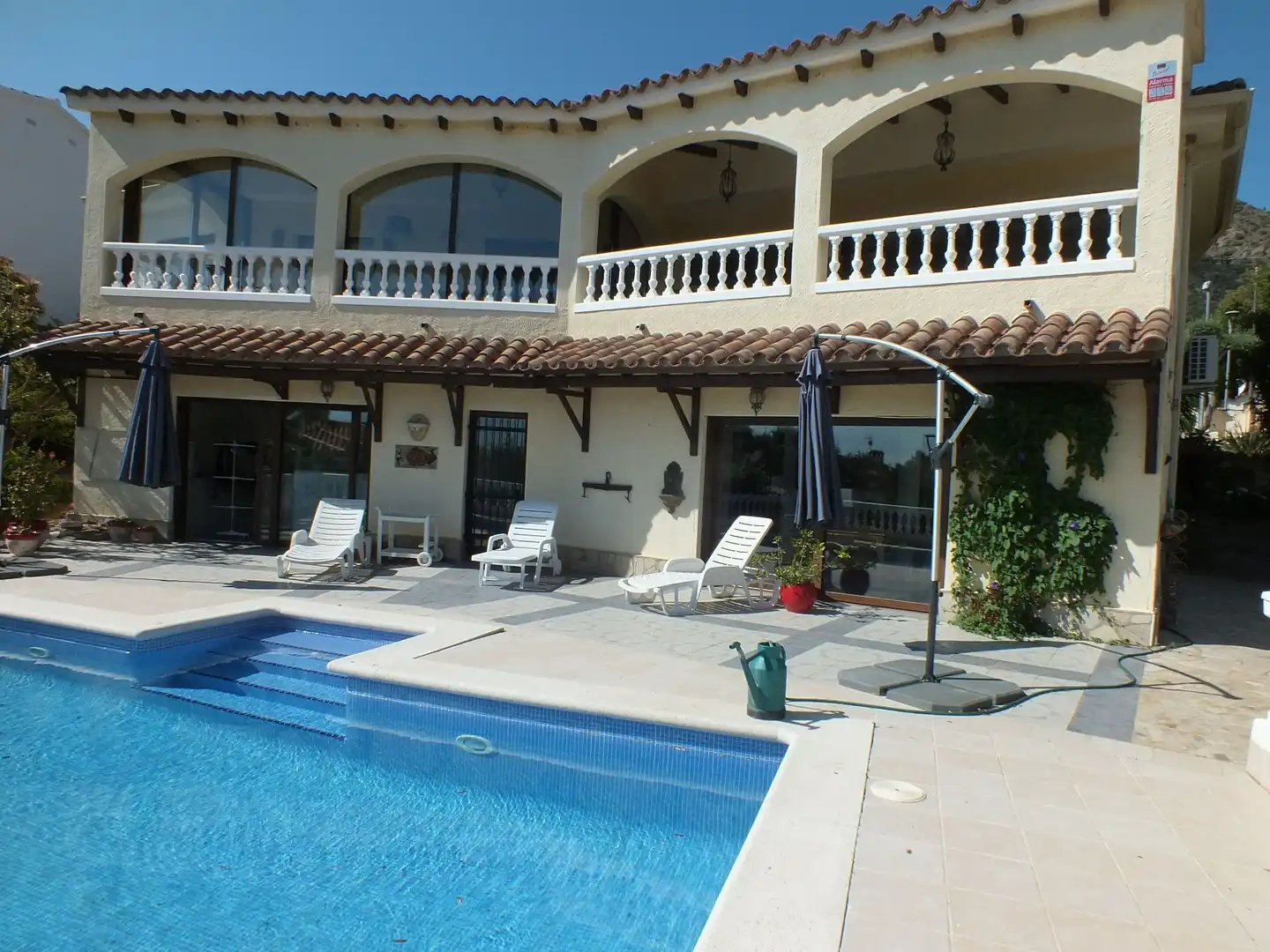 Swimming pool of Houses for sale in Roses  with Air Conditioner, Heating and Private garden