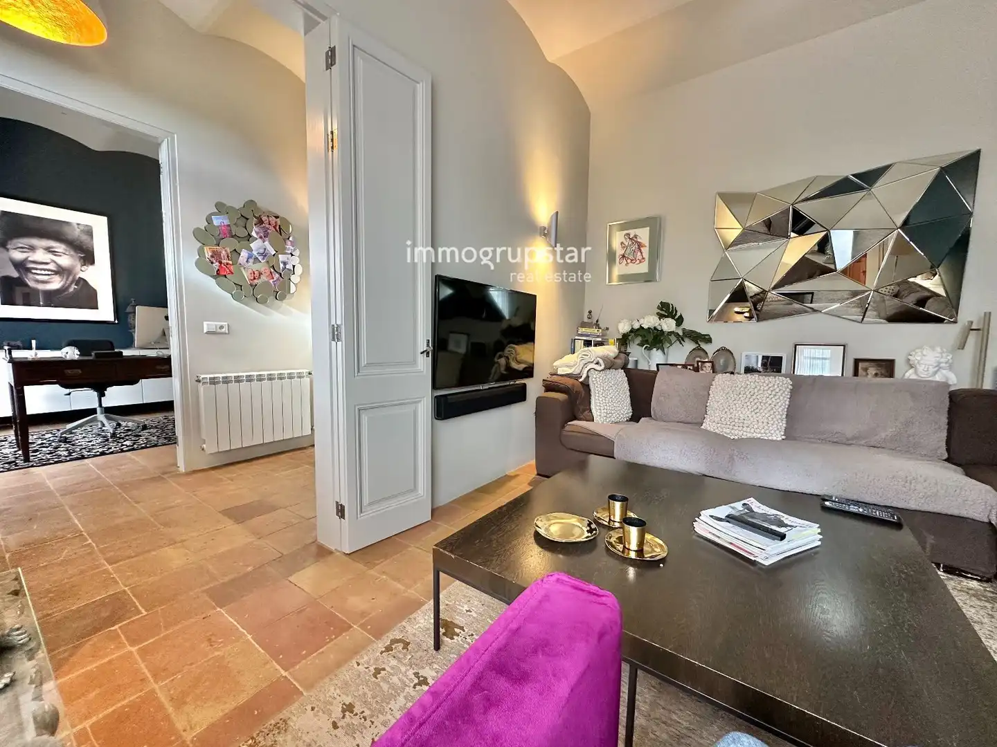 Sala d'estar de Casa o xalet en venda en Poble