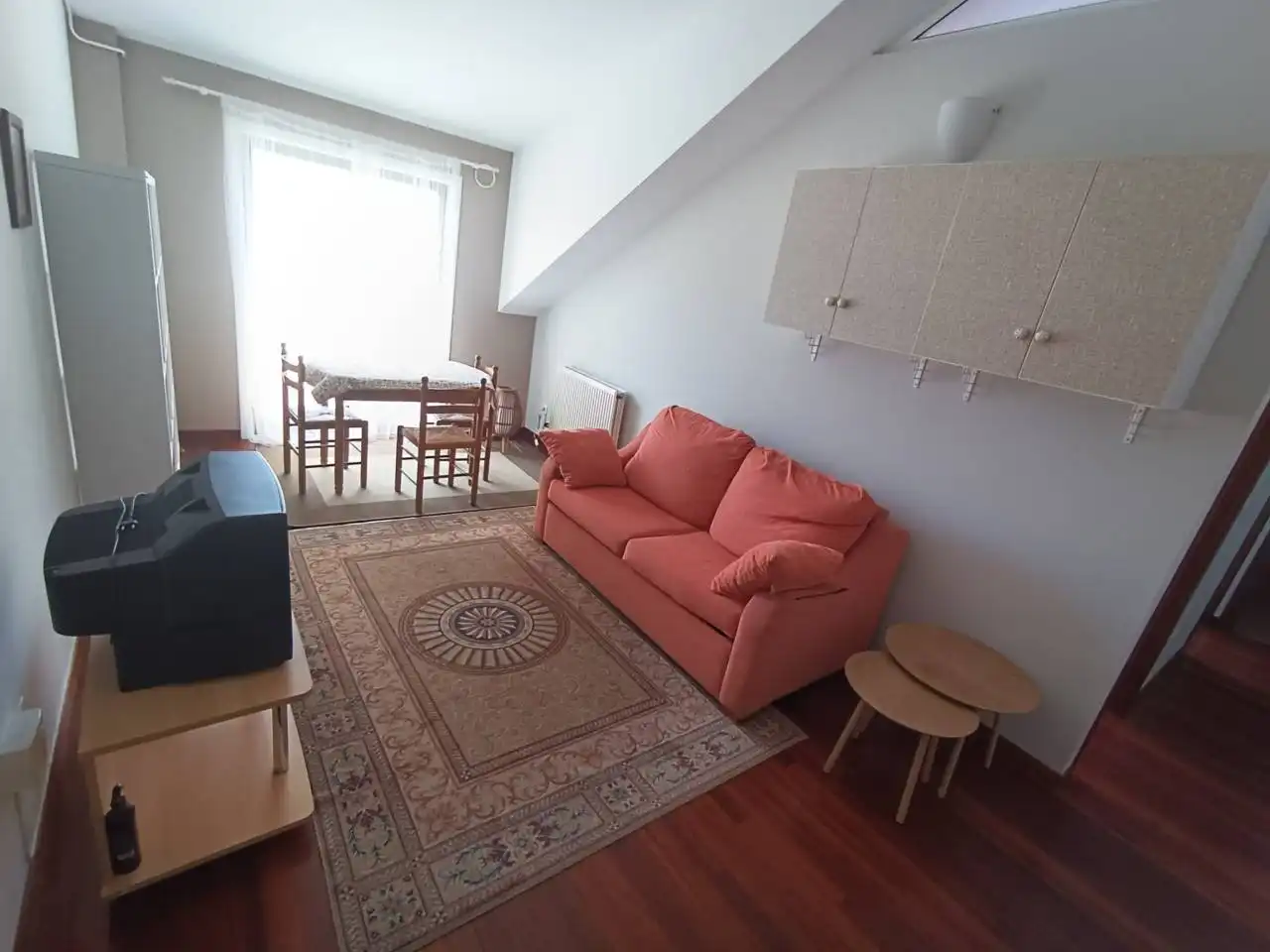 Living room of Flat for rent in Brión  with Heating, Terrace and Storage room