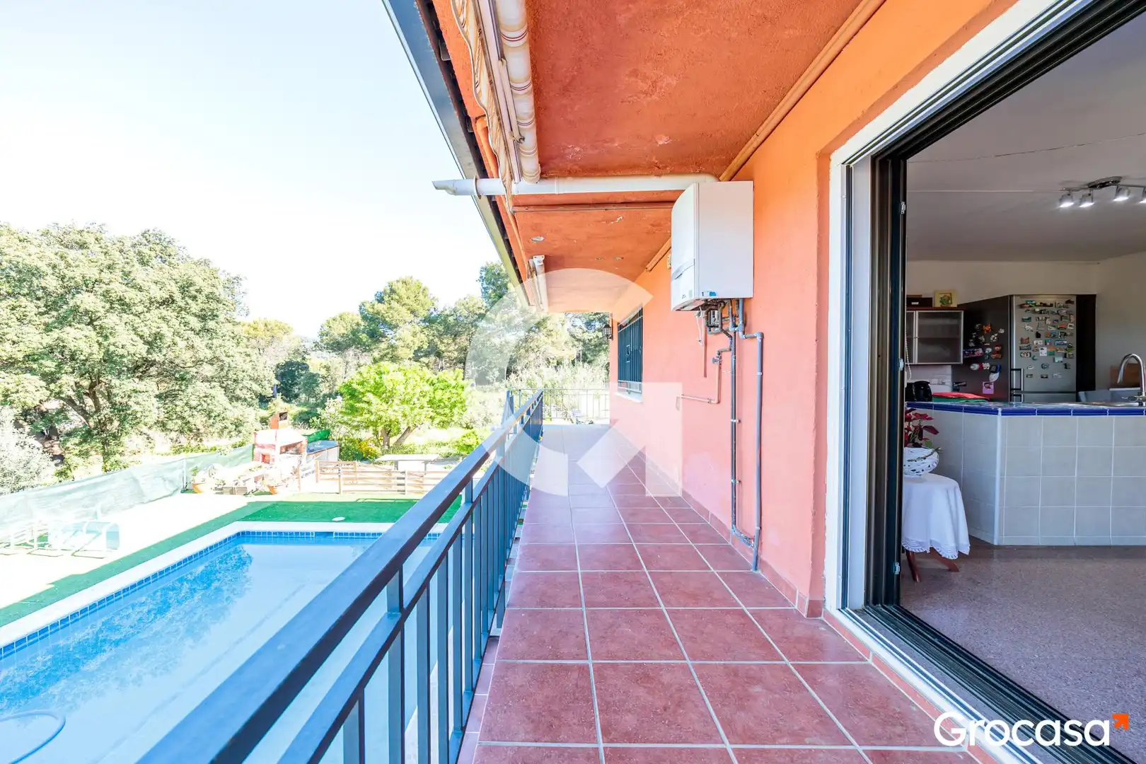 Terrassa de Casa o xalet en venda en Terrassa amb Aire condicionat, Calefacció i Jardí privat