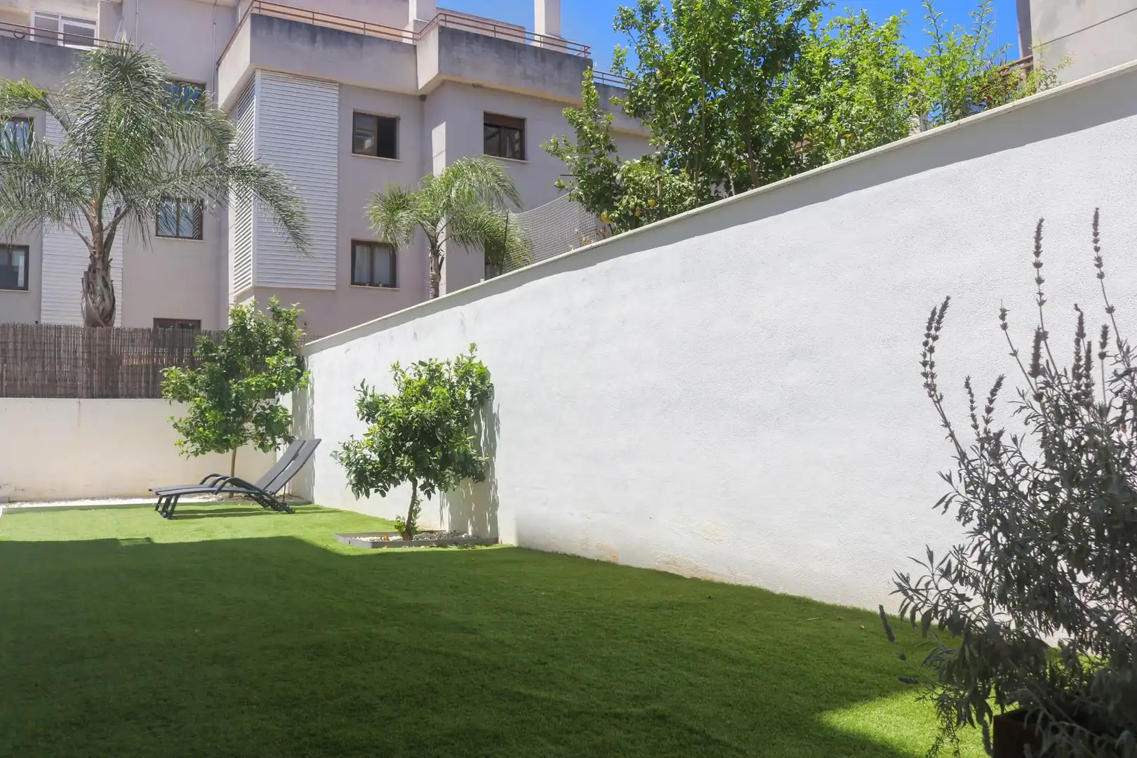 Jardín de Planta baja en venta en Mijas con Aire acondicionado, Jardín privado y Terraza