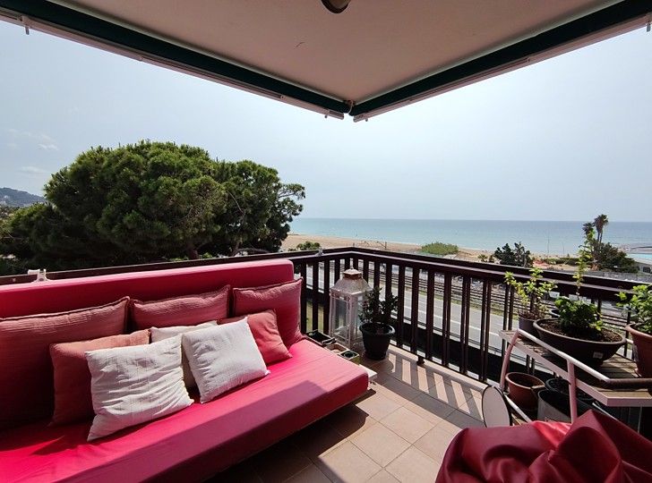 Terrace of Attic for sale in Sant Andreu de Llavaneres  with Air Conditioner, Heating and Parquet flooring