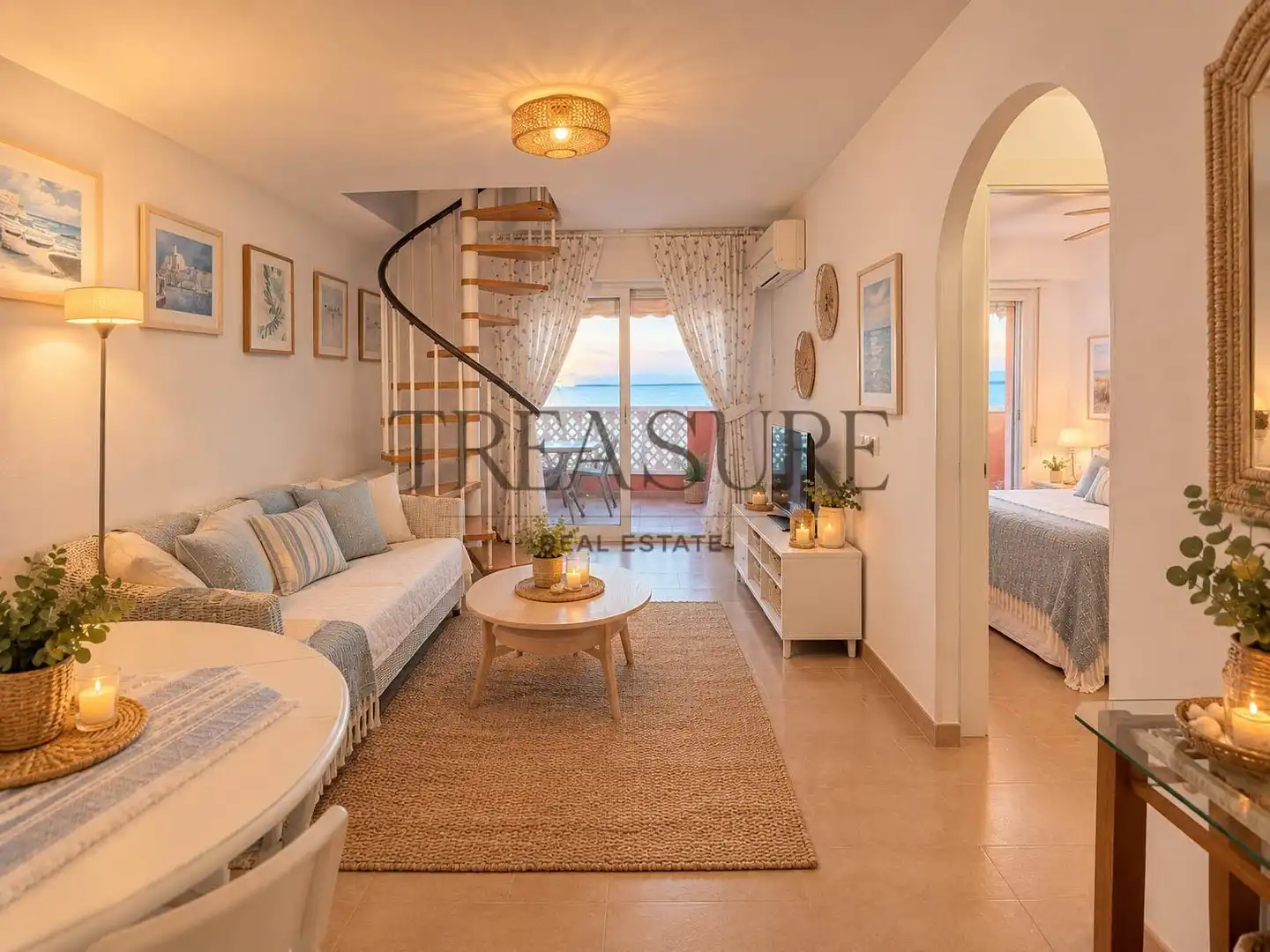 Living room of Attic for sale in San Javier  with Air Conditioner, Terrace and Storage room