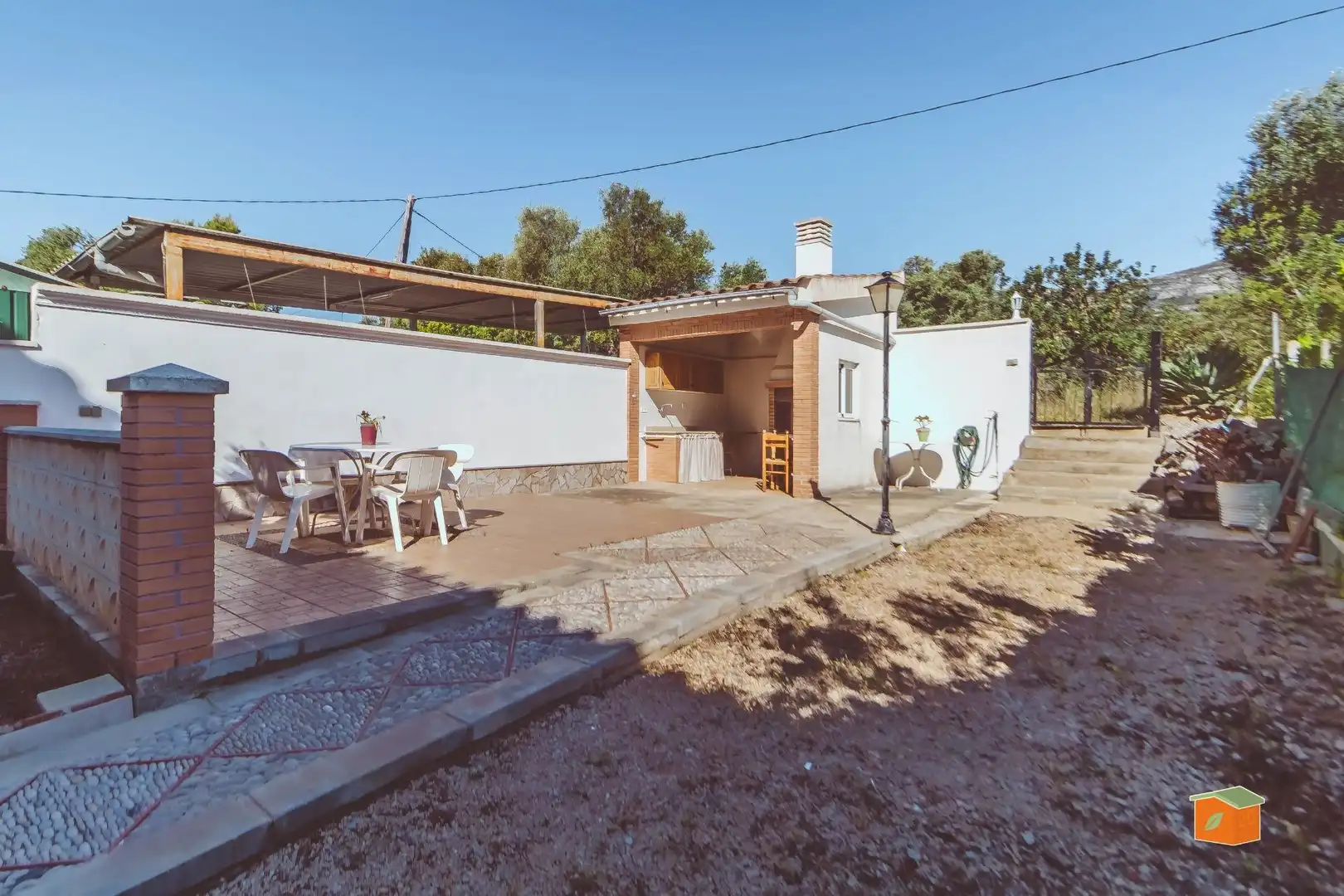 Jardí de Casa adosada en venda en Alcanar amb Jardí privat, Terrassa i Moblat