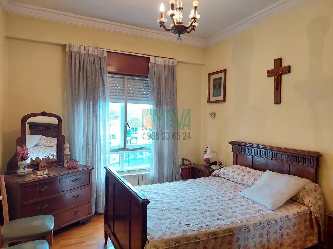 Bedroom of Flat for sale in Ourense Capital   with Heating and Storage room