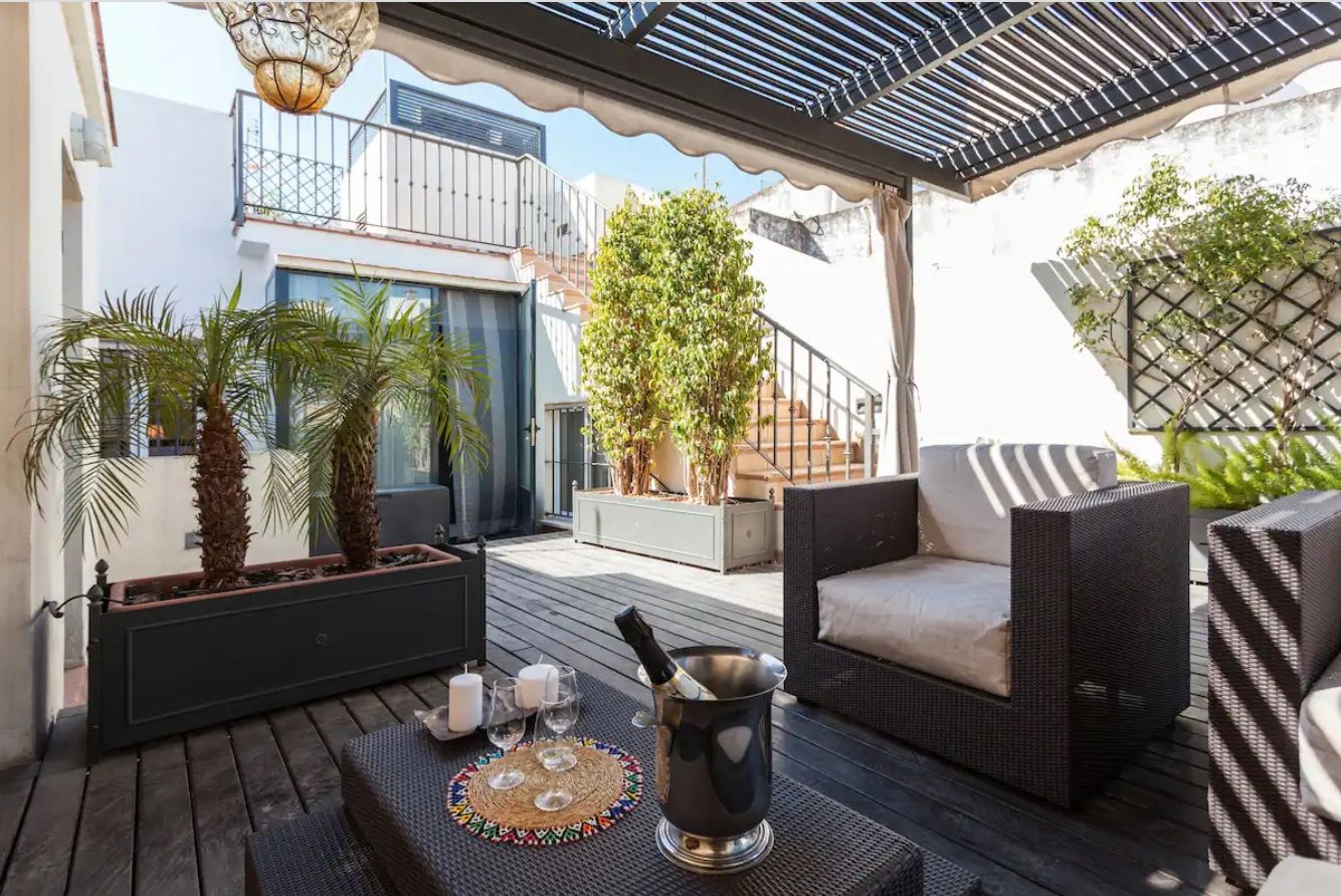 Terrace of Attic to rent in  Sevilla Capital  with Air Conditioner, Heating and Terrace