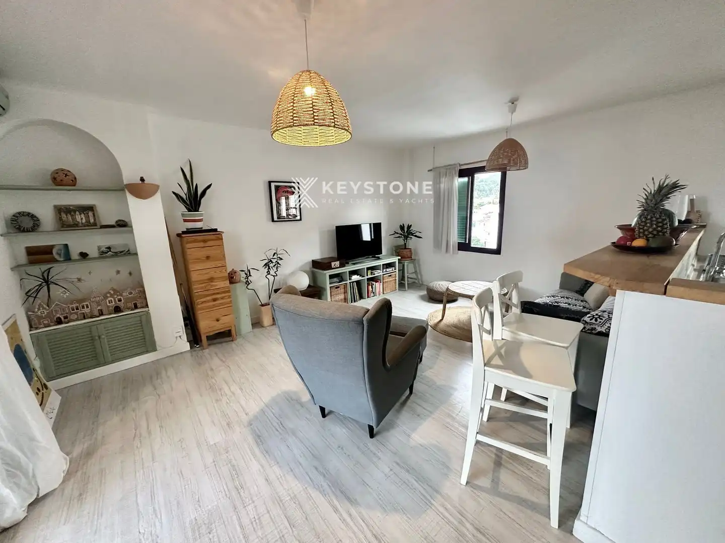 Living room of Attic for rent in  Palma de Mallorca  with Air Conditioner and Terrace