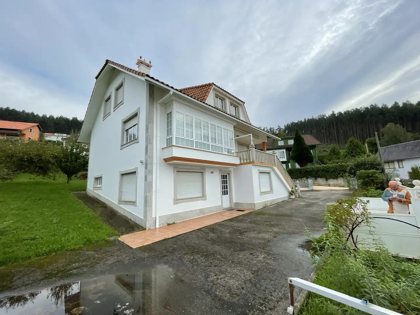 Vista exterior de Casa o chalet en venta en Cedeira con Calefacción, Jardín privado y Terraza
