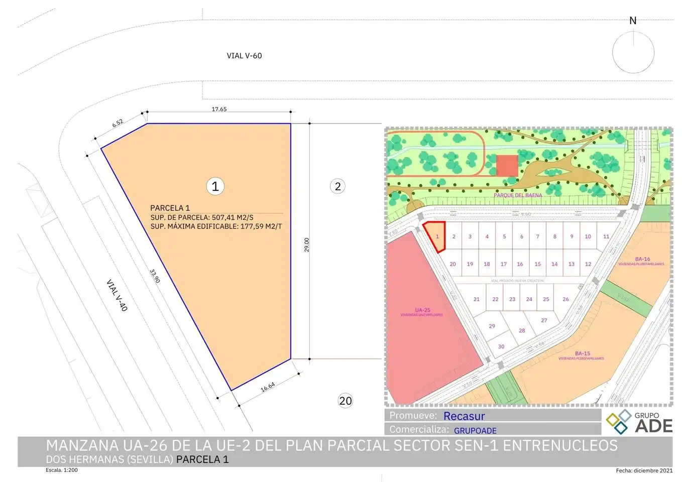 Residencial en venta en Dos Hermanas