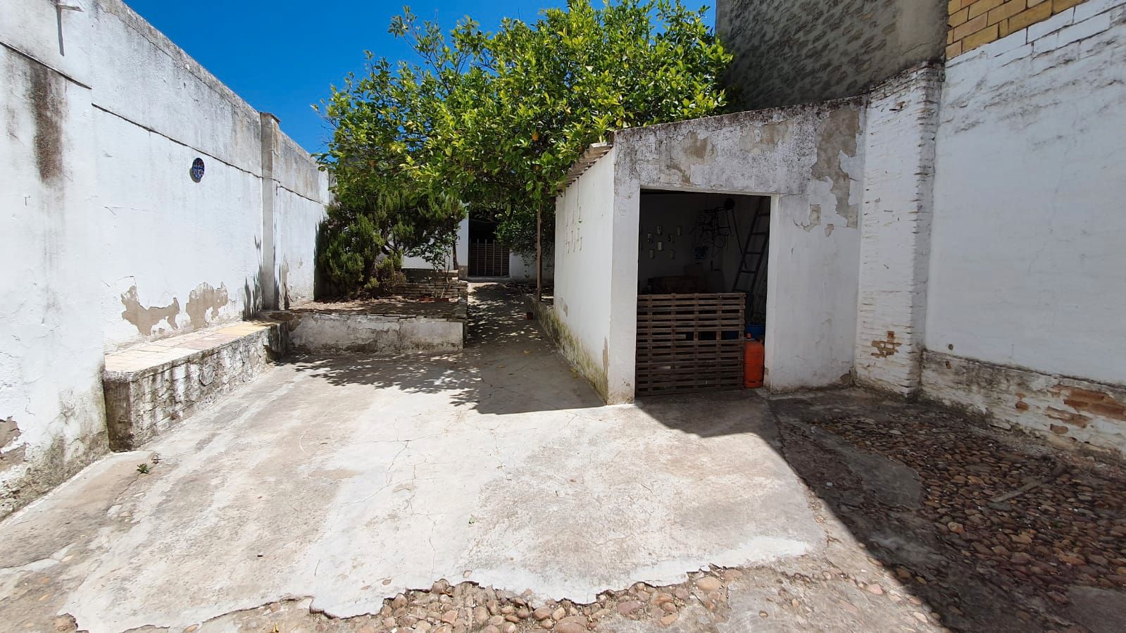 Vista exterior de Casa o xalet en venda en Fernán-Núñez amb Jardí privat, Traster i Balcó