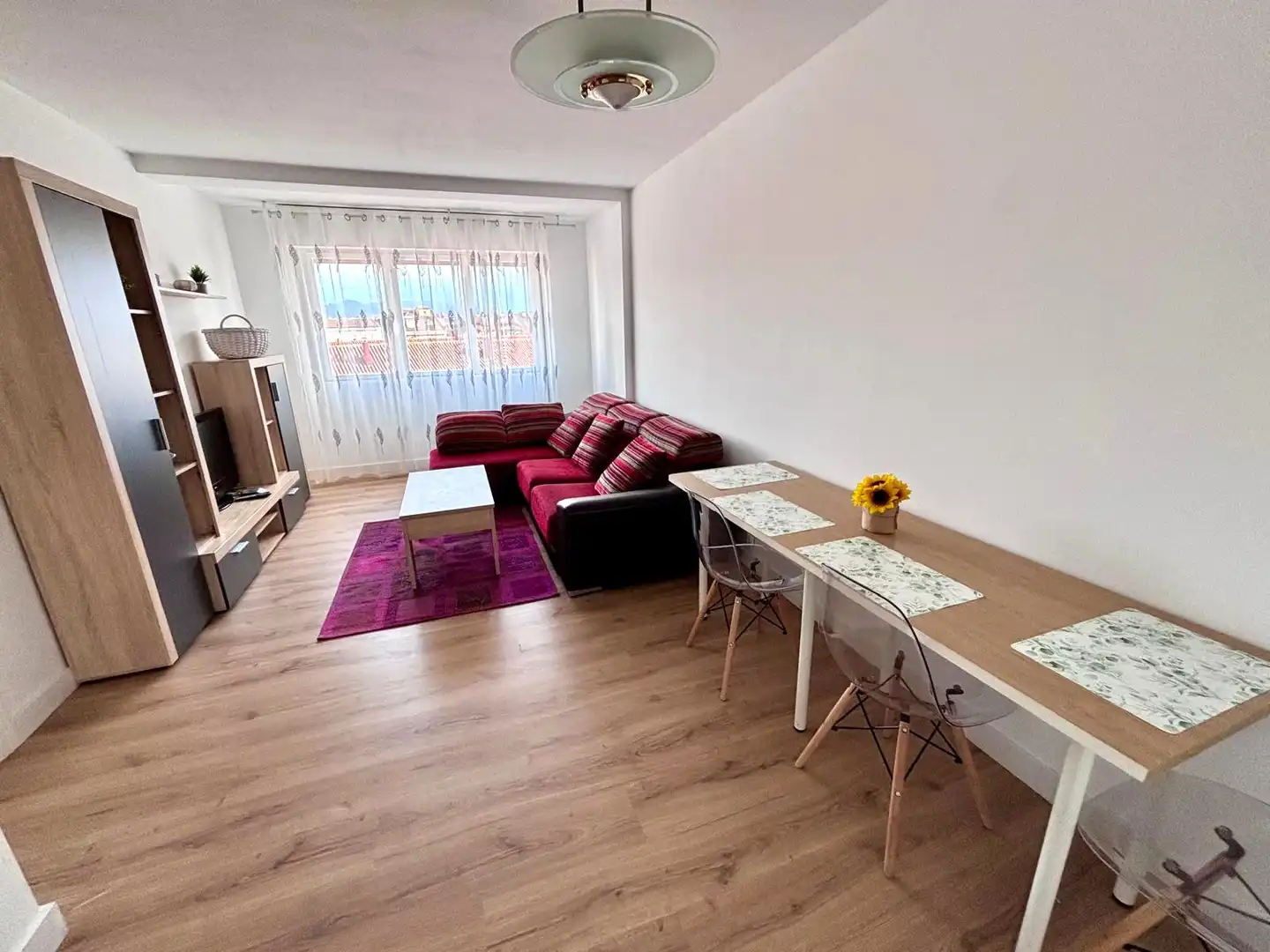 Sala de estar de Piso en venta en Gijón  con Calefacción, Parquet y Trastero