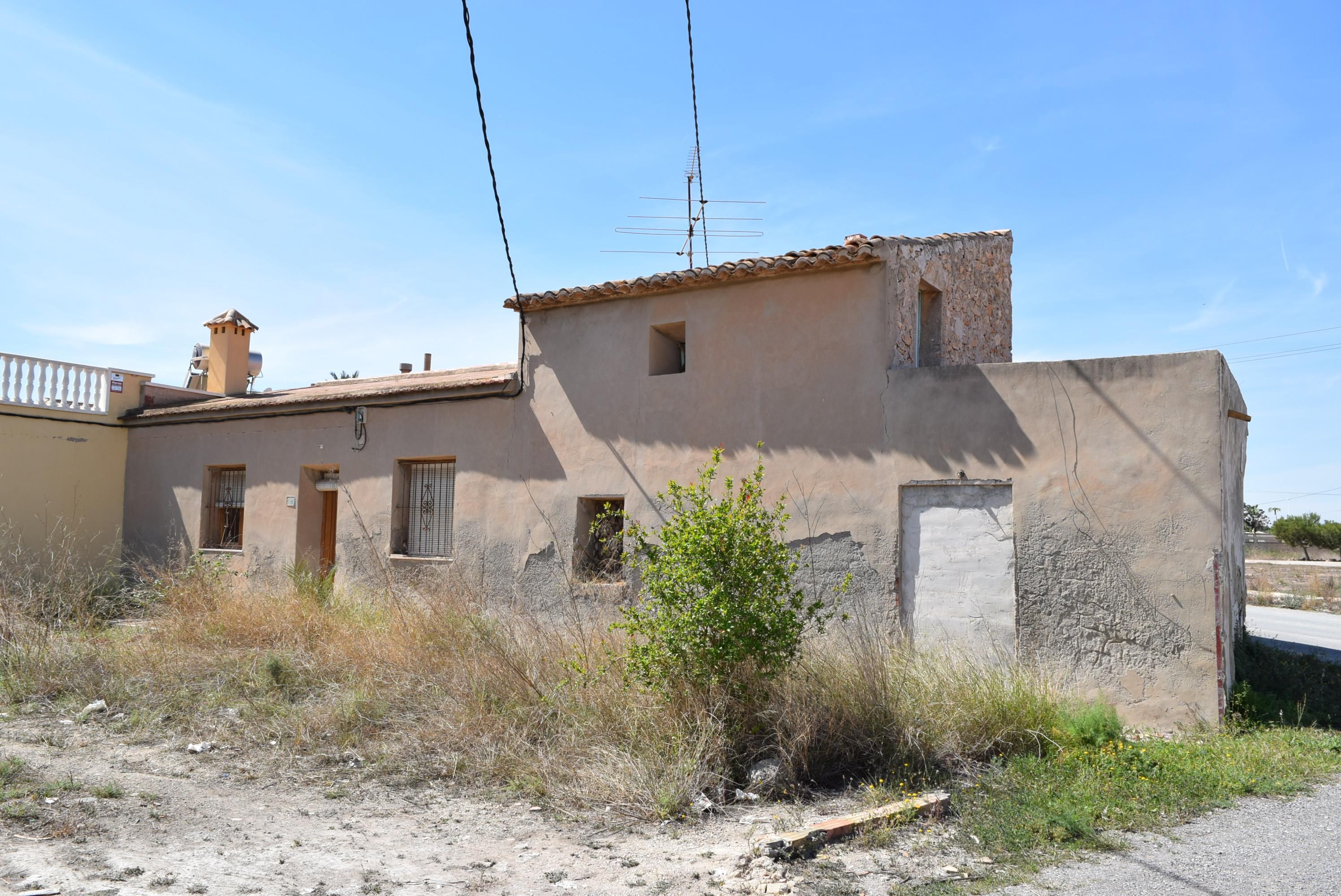 Exterior view of Single-family semi-detached for sale in Elche / Elx