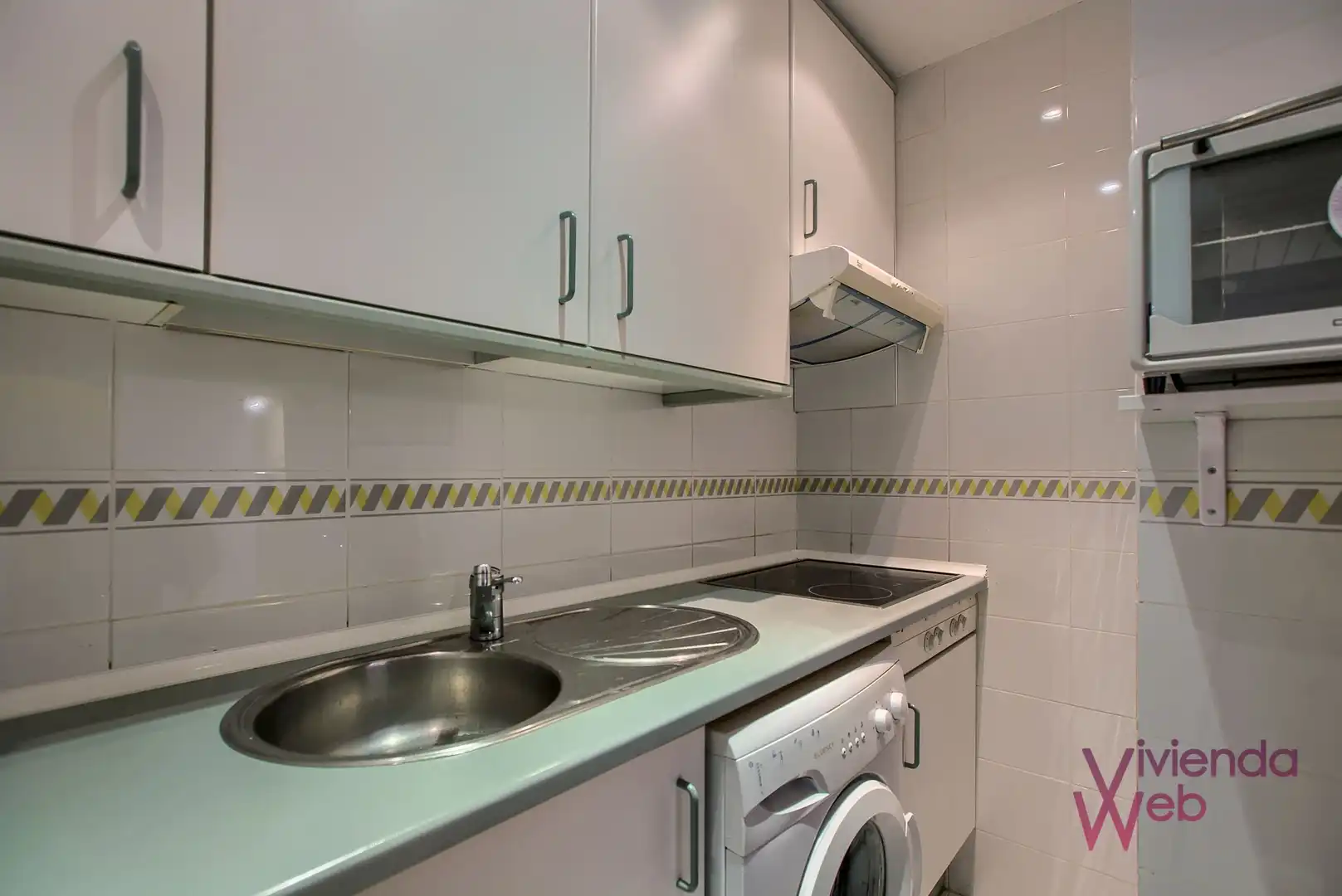 Küche von Wohnung zur Miete in Madrid mit Klimaanlage, Heizung und Privatgarten