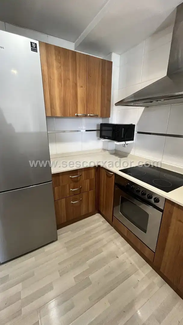 Küche von Wohnung zur Miete in  Palma de Mallorca mit Klimaanlage, Möbliert und Fernseher
