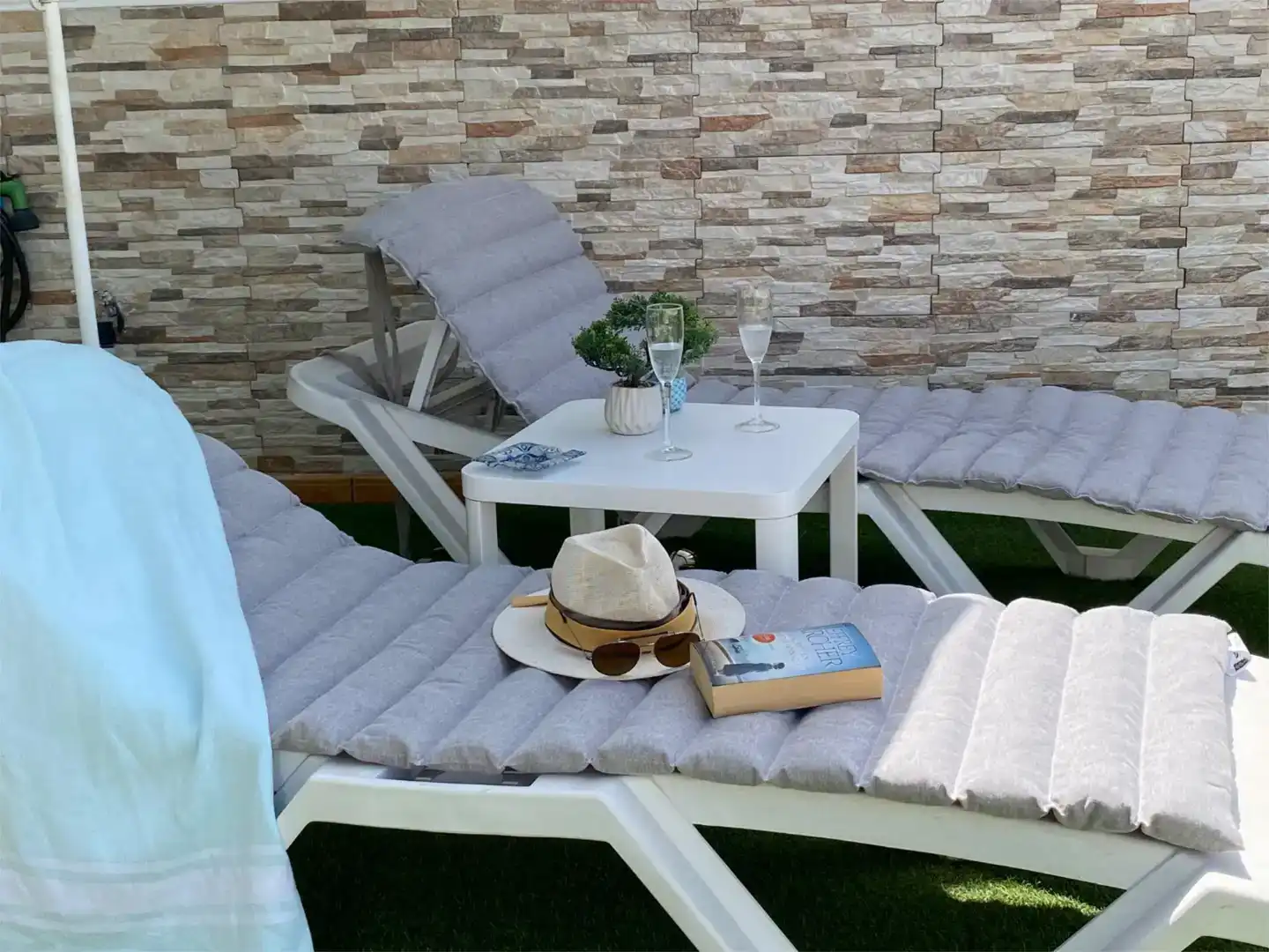 Terrace of Flat for rent in Adeje  with Swimming Pool