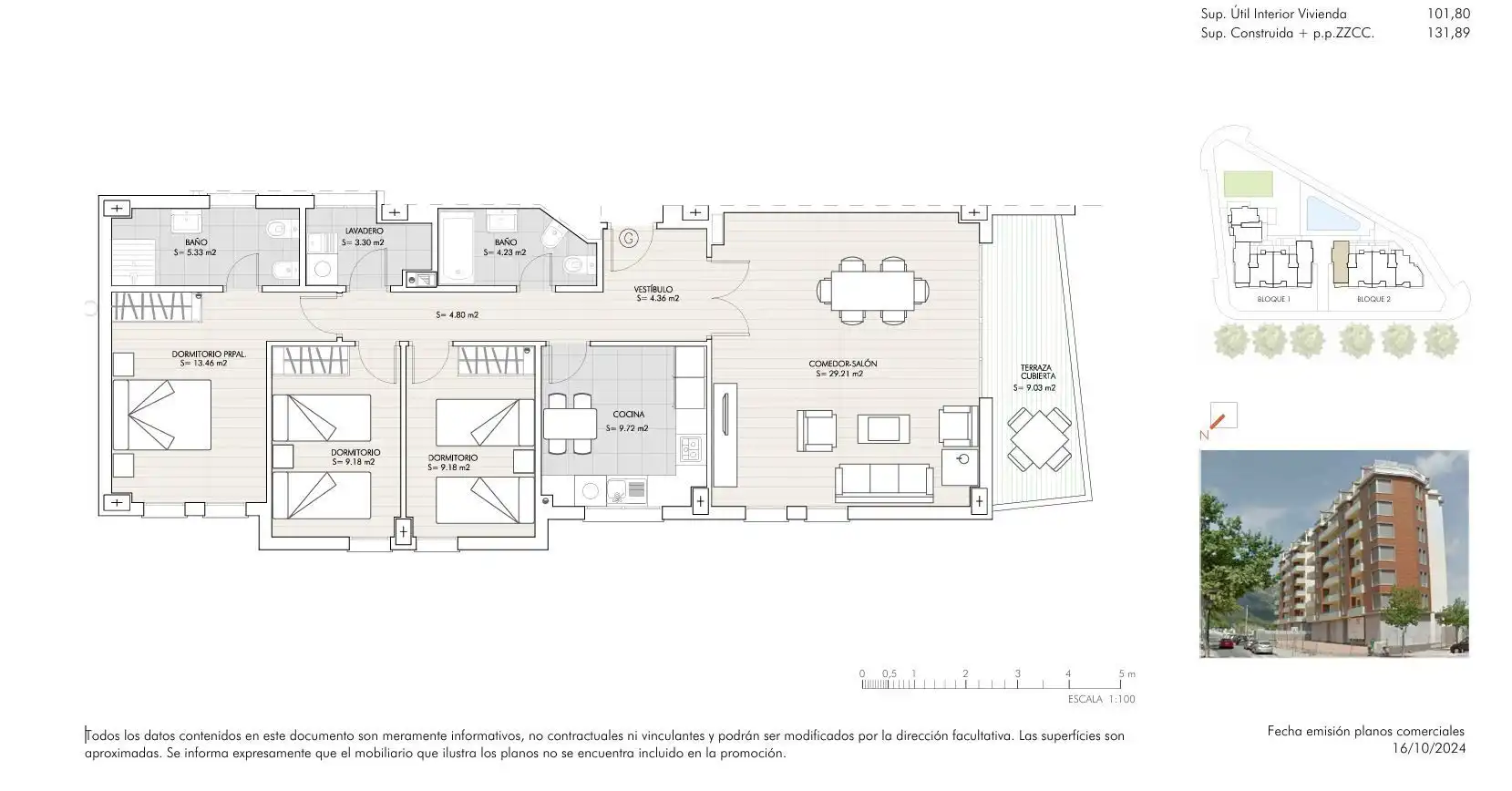 Flat for sale in Gandia  with Air Conditioner and Community pool