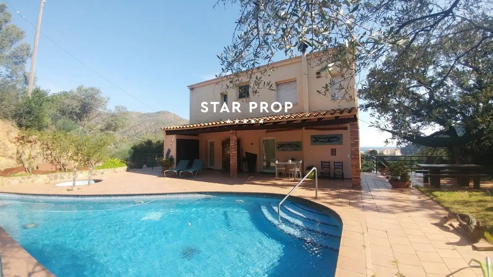 Vista exterior de Casa o chalet en venta en Colera con Piscina