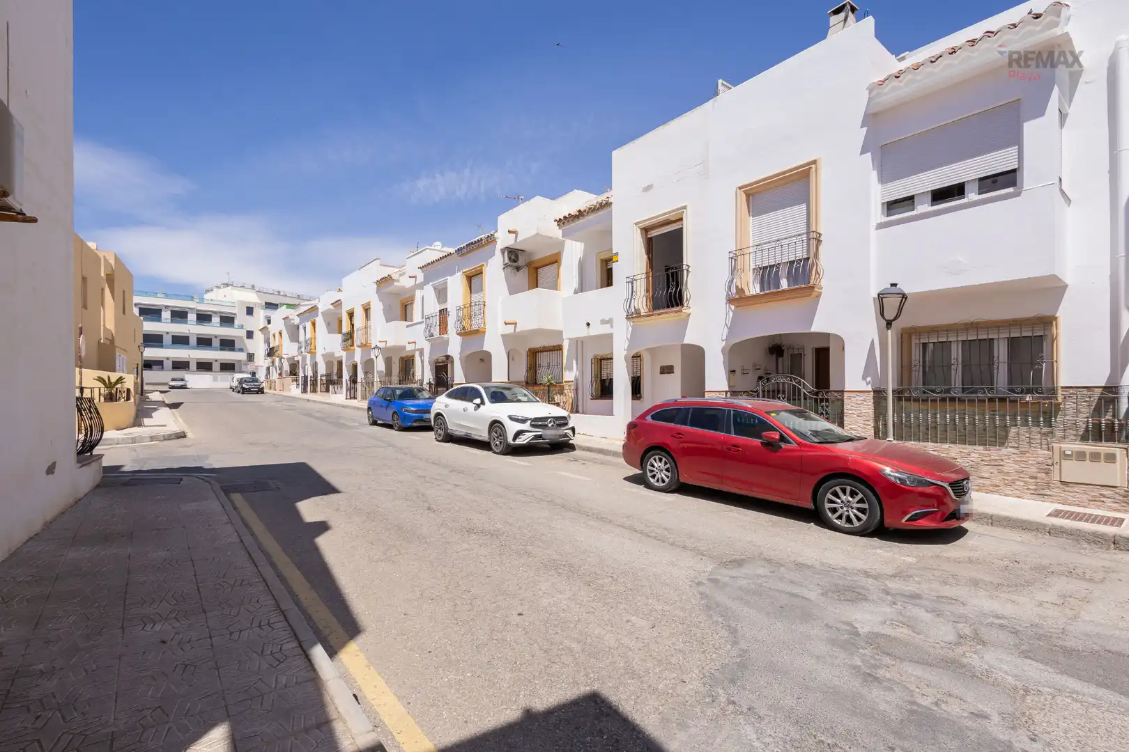 Vista exterior de Casa adosada en venta en Garrucha con Aire acondicionado, Terraza y Balcón